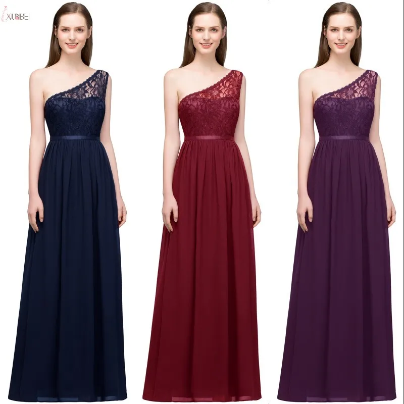 

Burgundy Navy Blue Purple Chiffon Long Bridesmaid Dresses Sleeveless Wedding Party Guest Dress robe demoiselle d'honneur