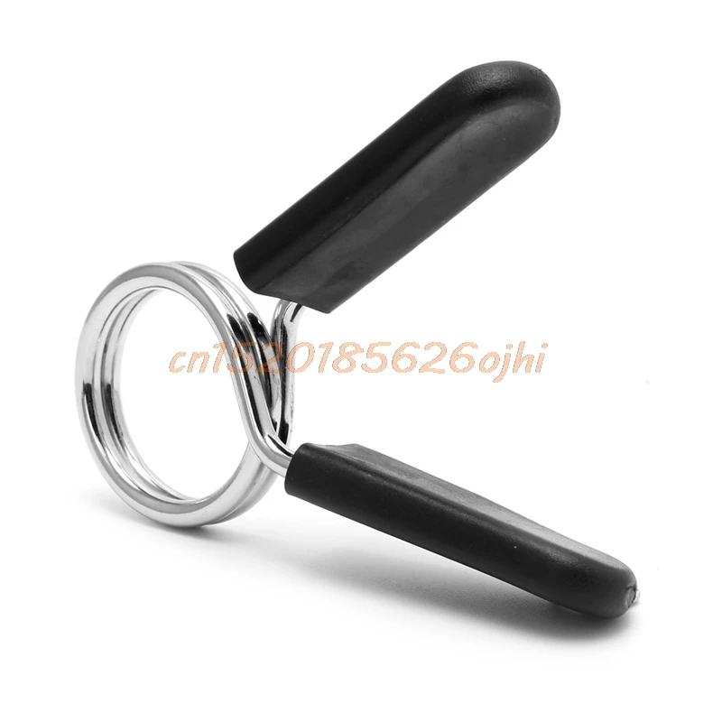 1 Pair 25/28/30 mm Barbell Clamp Spring Collar Clips Gym Weight Dumbbell Lock Standard Lifting Kit #H030#