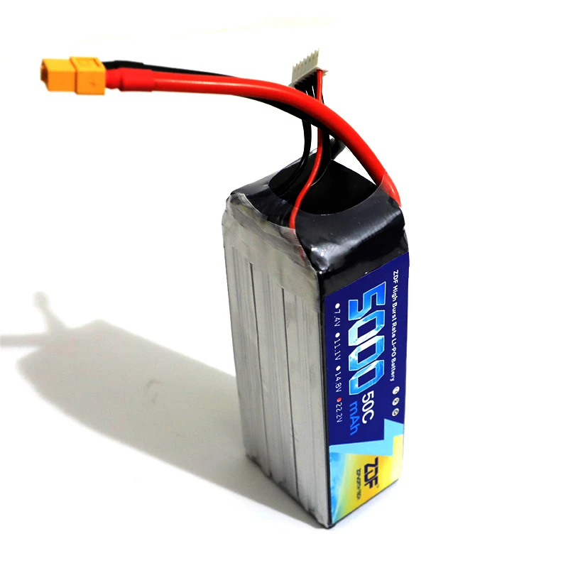 ZDF część zamienna 6S 22.2V 5000mAh 50C bateria Lipo do wyścigów helikopter dron RC zabawki