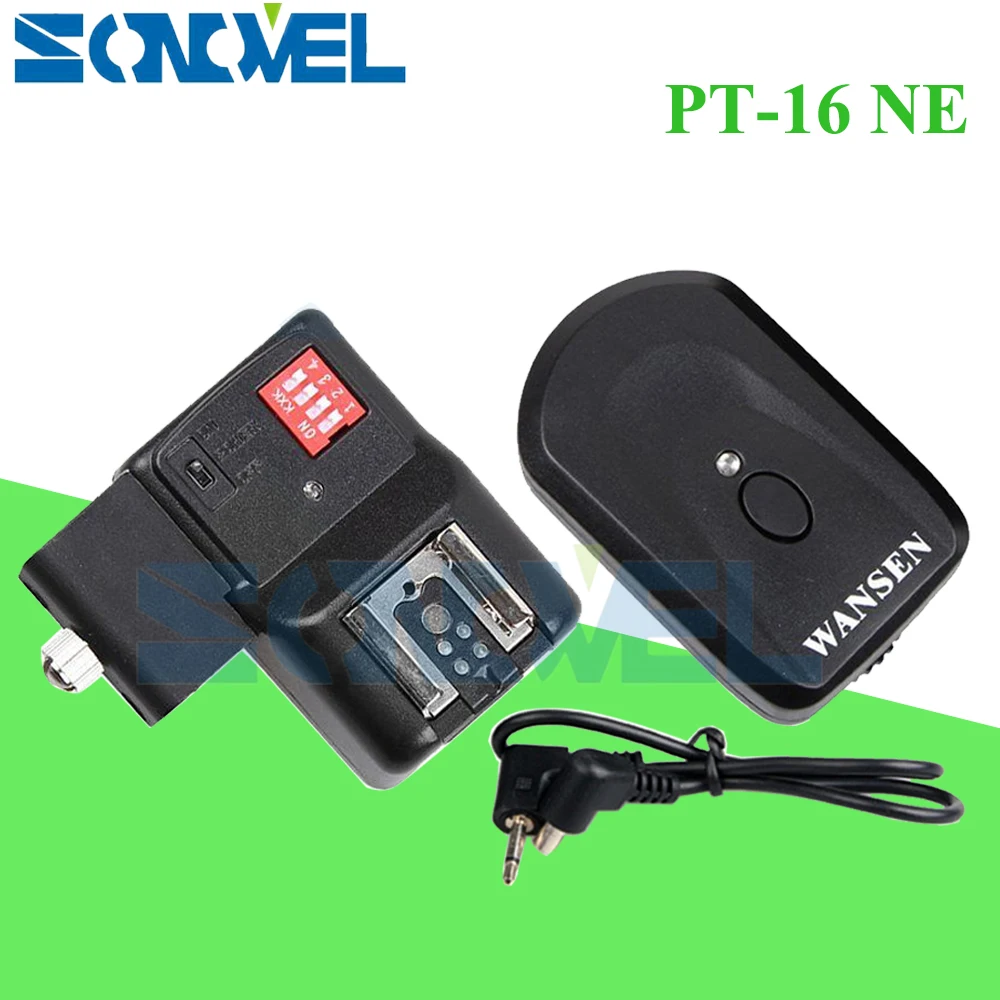 PT-16 NE 16 Channels Wireless Radio Flash Trigger With Umbrella Holder For Yongnuo YN568EX II YN600EX-RT II YN-560 IV YN-560 III