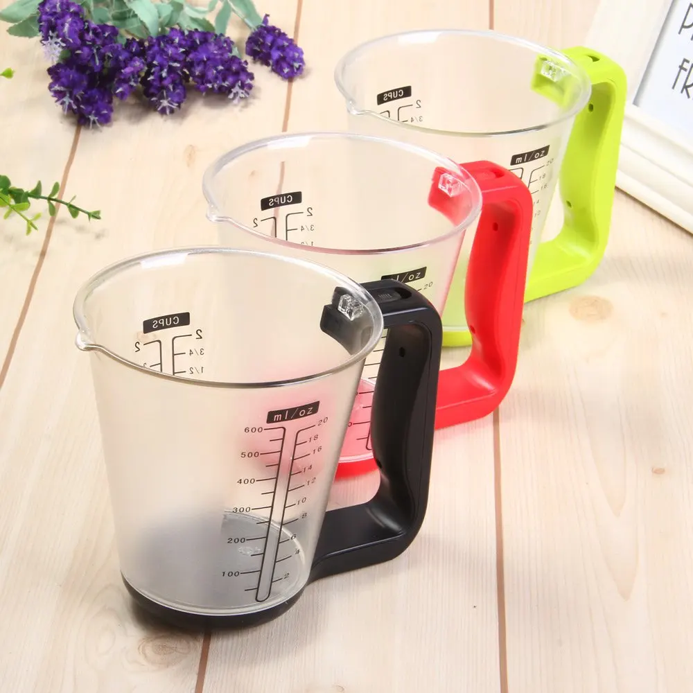 Digital Cup Scale Electronic Measuring Household Jug Scales with LCD Display & Temp Measurement Measuring cups Cooking Tools