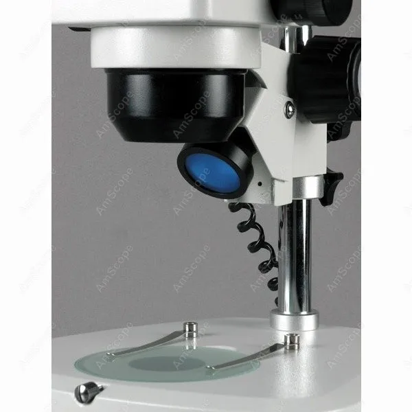 Trinocular Stereo Microscope--AmScope Supplies 10X-60X Trinocular Stereo Zoom Microscope Dual Halogen