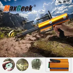 Maxgeek AKS rilevatore di metalli in oro a lungo raggio gemme Diamond Finder alta sensibilità e stabilità con cinque antenne tipo palmare