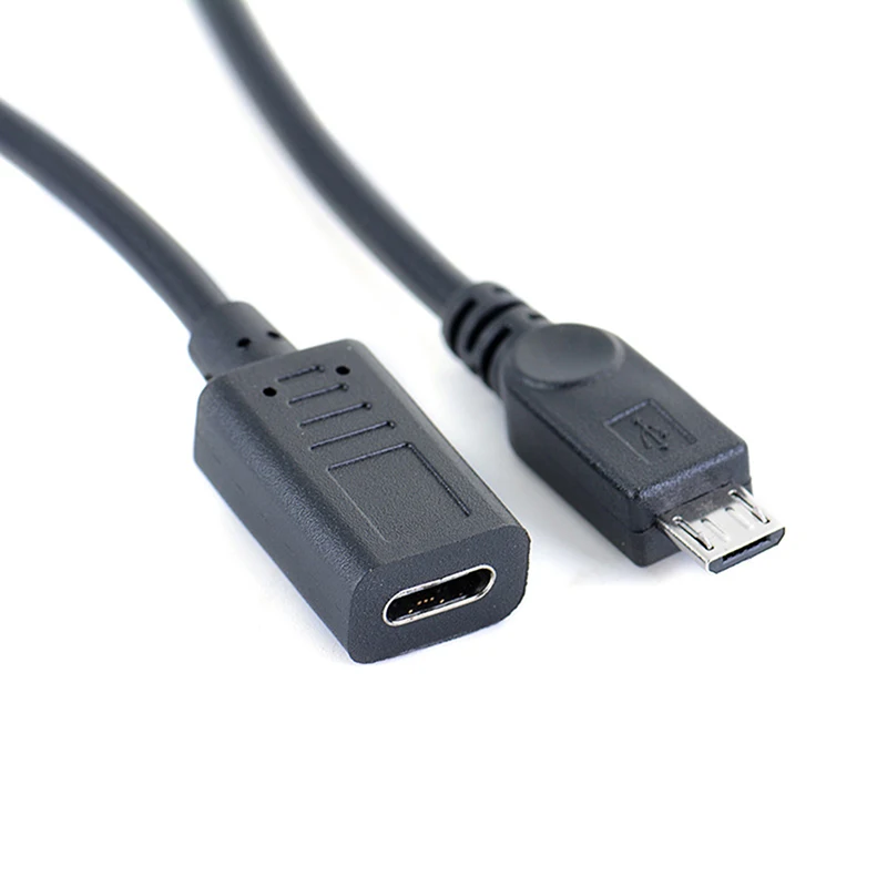 USB C타입 암-마이크로 USB 수 OTG 커넥터 케이블 어댑터, 직배송