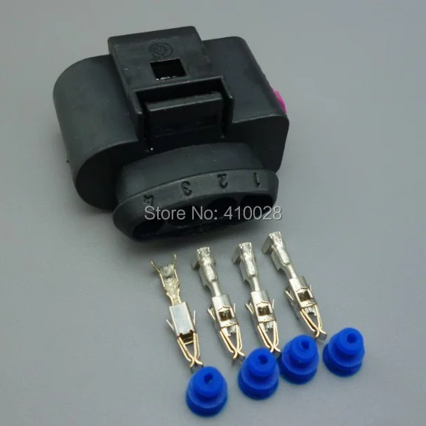 shhworldsea 5sets 4 Way female 4B0973724 Ignition Coil Connector Repair Kit Case For A4 A6 VW Passat 1J0 973 724 1J0973724