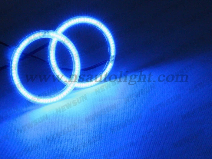 Auto Halo Ring 3014 SMD Headlight 60 65 72 75 80 85 90 95 120 140mm Car Led Angel Eyes Parking Light Kit