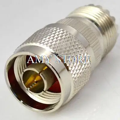 UHF hembra SO239 jack a N enchufe macho adaptador recto