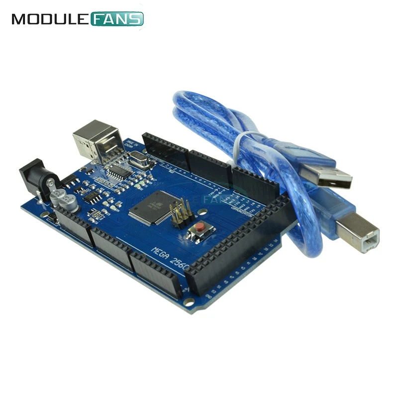 Модуль для платы Mega2560 R3 ATMEGA2560, совместимый с Arduino Atmega2560-16AU CH340G CH340 ATMEGA 2560 R3