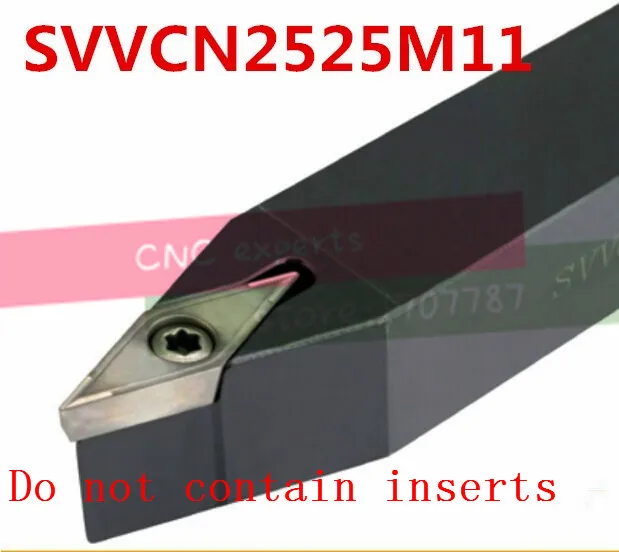 SVVCN2525M11 25*25*150MM เครื่องกลึงโลหะเครื่องกลึงโลหะตัดเครื่องมือ CNC เครื่องมือกลึงผู้ถือเครื่องมือหมุนภายนอก S-Type SVVCN