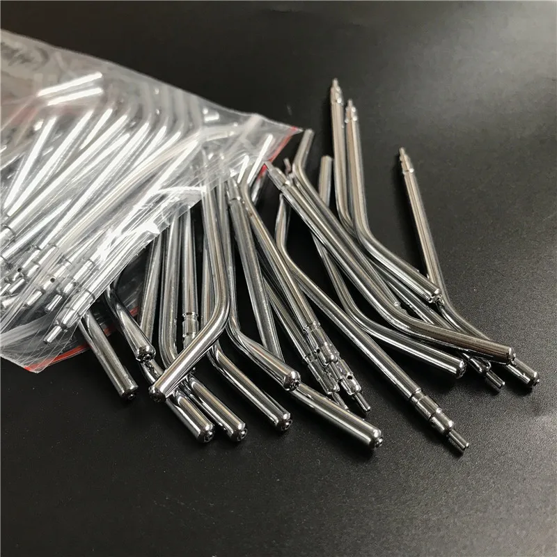 

10 pcs/lot Dental Air Water Spray Triple Syringe 3 Way Nozzles/Tips/Tubes Stainless Steel for Handpiece Dentist Lab Equipment