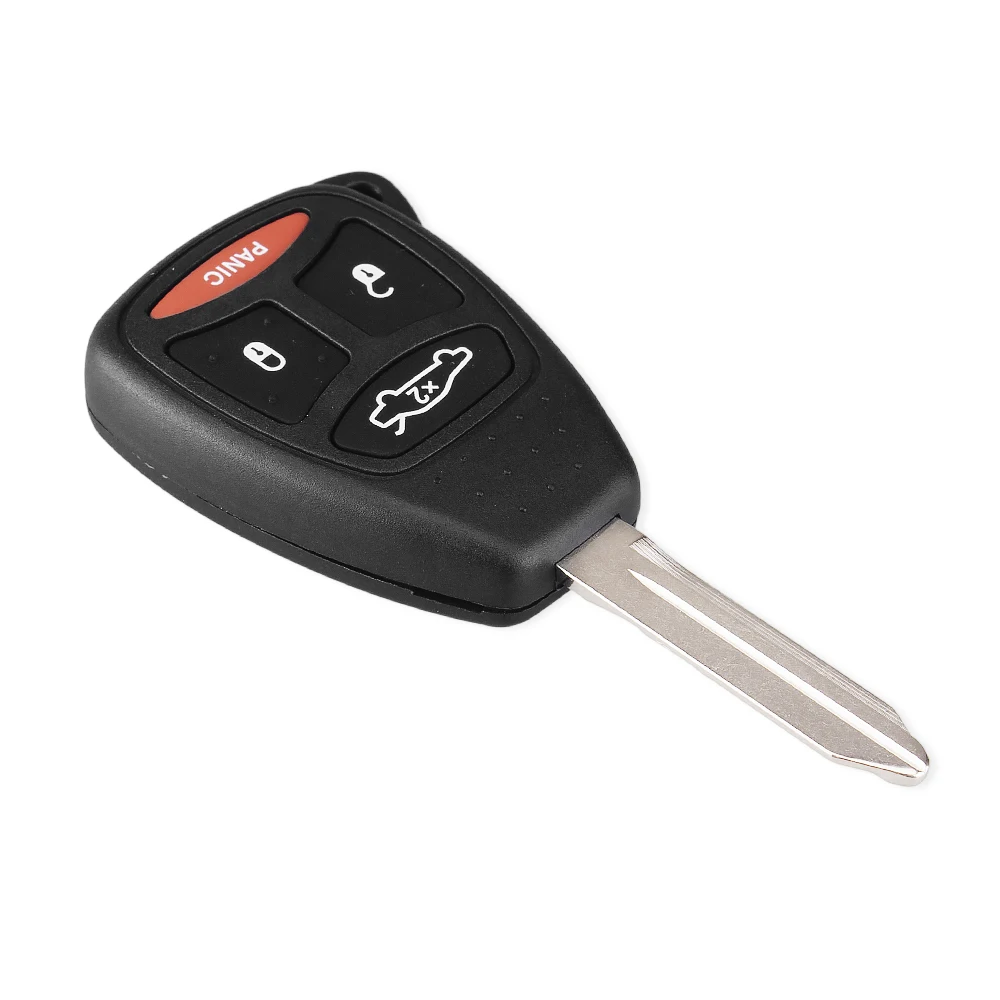 Dandkey-غلاف مفتاح التحكم عن بعد ، لـ Dodge Jeep Chrysler 300 Aspen Charger Magnum Fob 3 1 4 أزرار ، حافظة مفاتيح السيارة