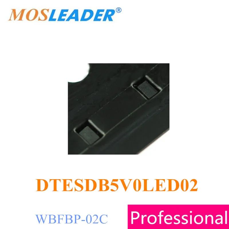 

Mosleader DTESDB5V0LED02 WBFBP-02C 3000PCS 10000PCS 5V Bi direction ESD Protection High quality