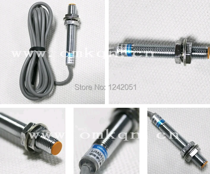 

5pcs Inductive Proximity Sensor,LJ8A3-1-Z/BY DC6-36V 3Wire NO PNP DC 200mA Proximity Switch sensor switch