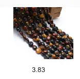Modische Metall-Messing-Mikro-Pavé-Kristall-CZ-Rundperlen für Schmuck-DIY-Armbandherstellung 3 Stück/Set – Detail 19