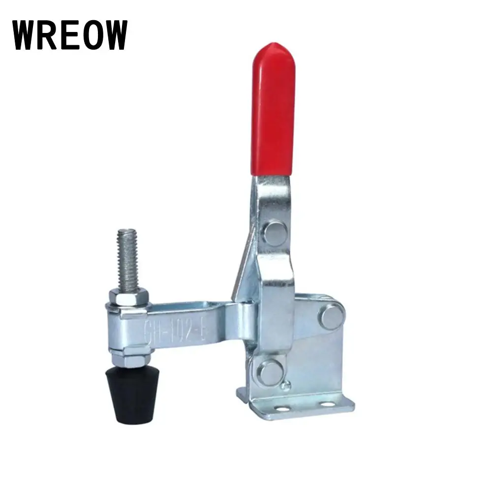 High Quality U Shape Bar Red Handgrip Vertical Toggle Clamp Arm Welding Tool Tackle Tool Accessories Portable Useful Set Kit B3