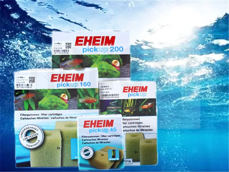 2 pieces/lot EHEIM pickup low water level filter replace the cotton built-in filter special cotton pickup45/60/160/200