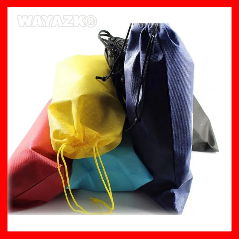 (500pcs/lot) personalized non woven fabric drawstring gift bag