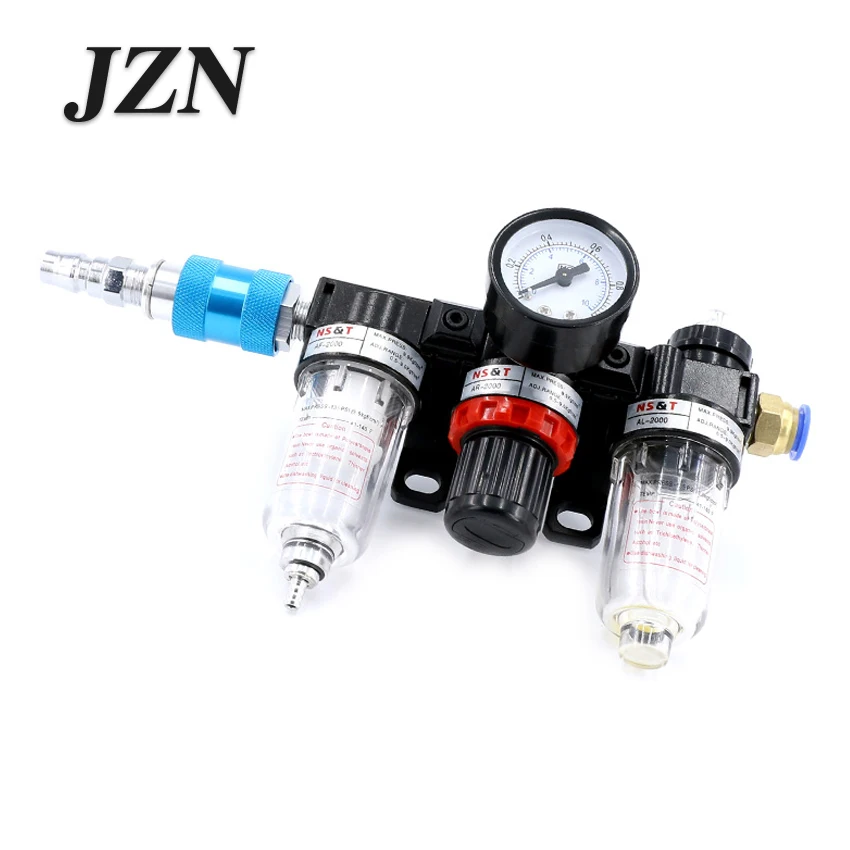

Pneumatic Relief Valve Water Separator Air Compressor Air Filter AC2000 Air Supply Triple Unit AF+AR+AL