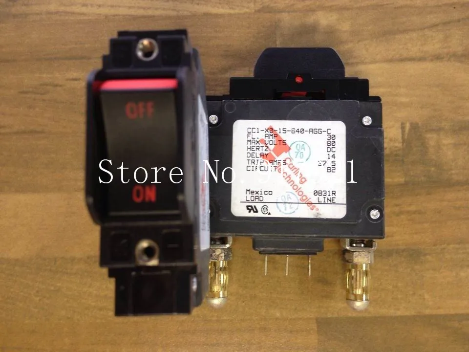 [ZOB] The United States Carling Jia Ling CC1-X0-15-640-AGG-C circuit breaker 1P30A DC80V original equipment  --10PCS/LOT