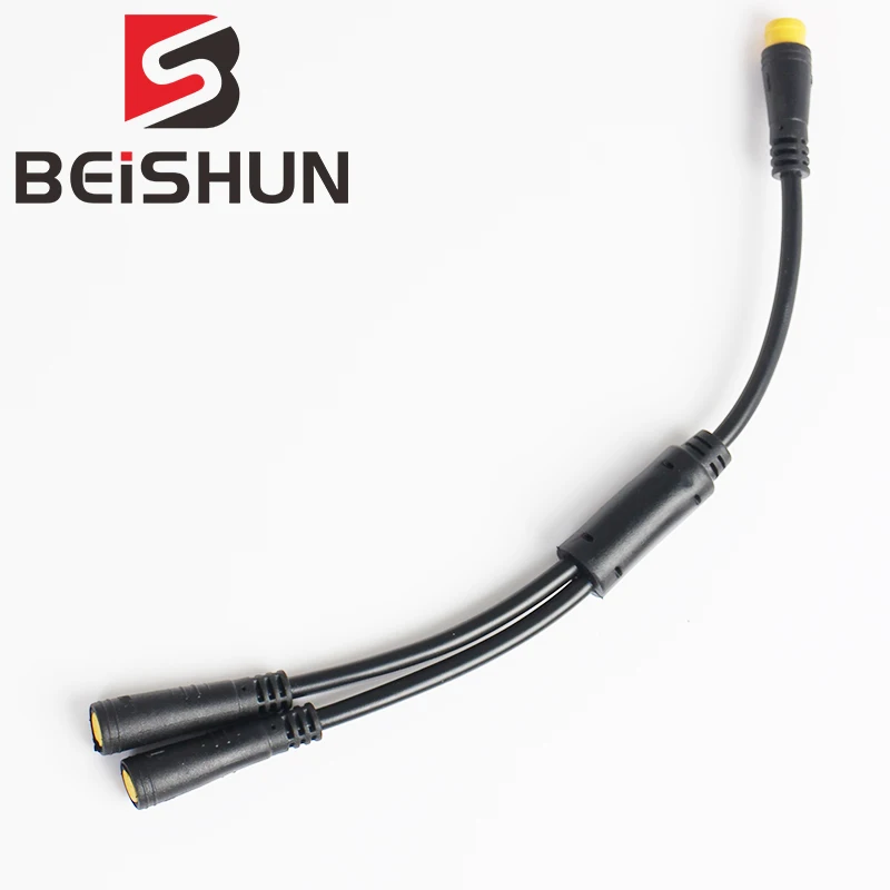 Y-Splitter Gear Shift Sensor Connector Cable 1T2 Brake Lever Cable For 8FUN BAFANG BBS01B BBS02B BBSHD Mid Drive Motor