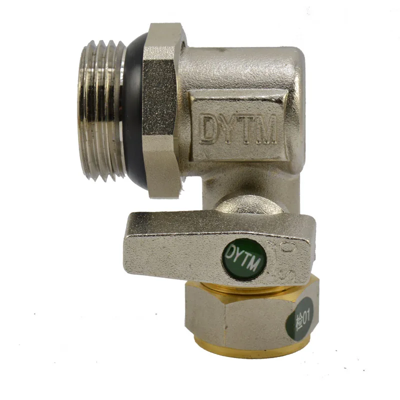 DN25 Floor heating manifolds ball valve Branch valve Brass fittings