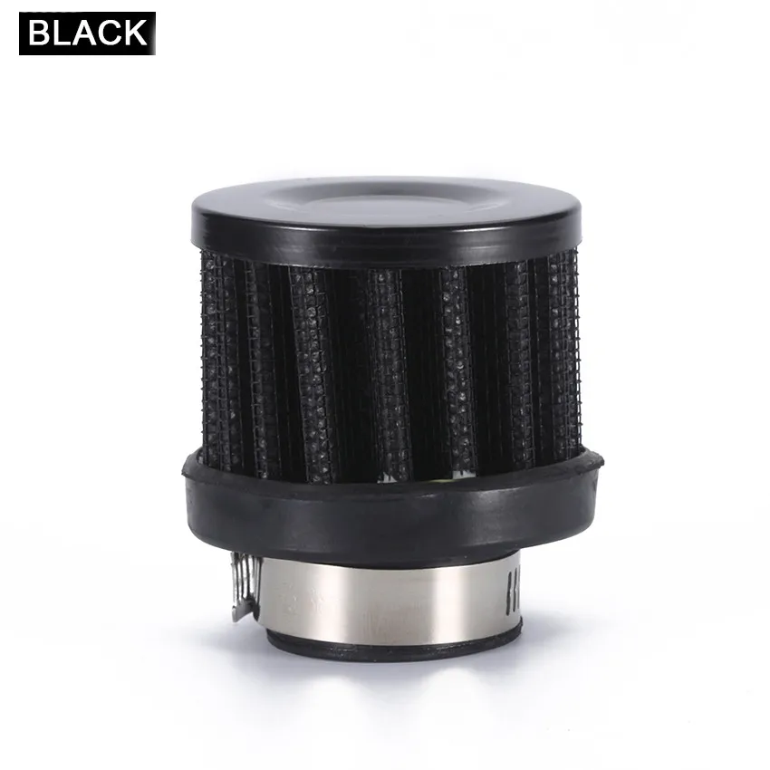 WINTUWAY Universal Small Air Filter Motorcycle Turbo High Flow Racing Cold Air Intake Filter Washable Mushroom Head 25mm