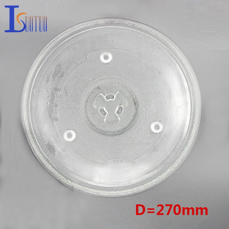 270mm Diameter Y Shape Underside Microwave Glass Plate Oven Turntable Genuine Original Accessories