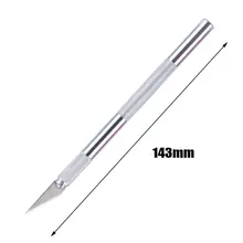 Wooden Paper Cutter & Scalpel Blades 12pcs #5