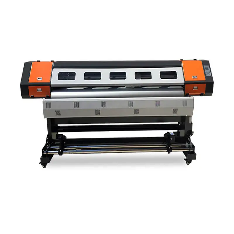 1440dpi Industrial Large format Printing Machine CMYK Color Eco Solvent Printer for Banner Sign Sticker Vehicle Wraps Wallpaper