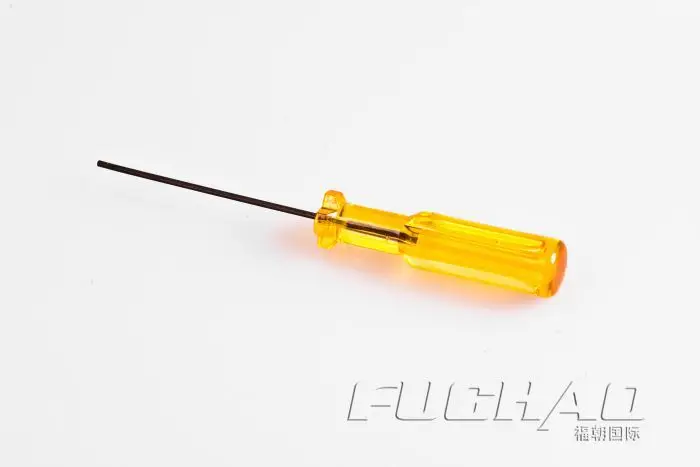 Cacciavite Strumenti di Cucito Mechine Interno Sei Angolo Cacciavite formato: 1.6 Bolt Driver Manico Giallo