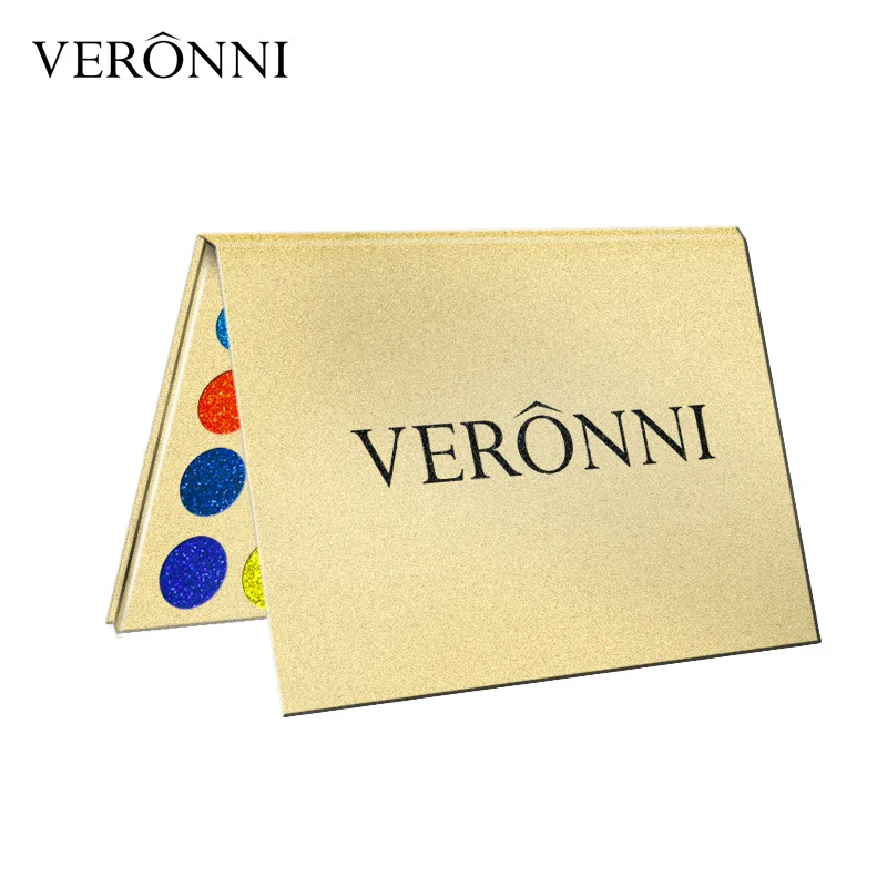 VERONNI Glitter Eyeshadow Palette 24 Colors Full Size Waterproof Long Lasting glitter pressed powder Eyes Cosmetics DHL free