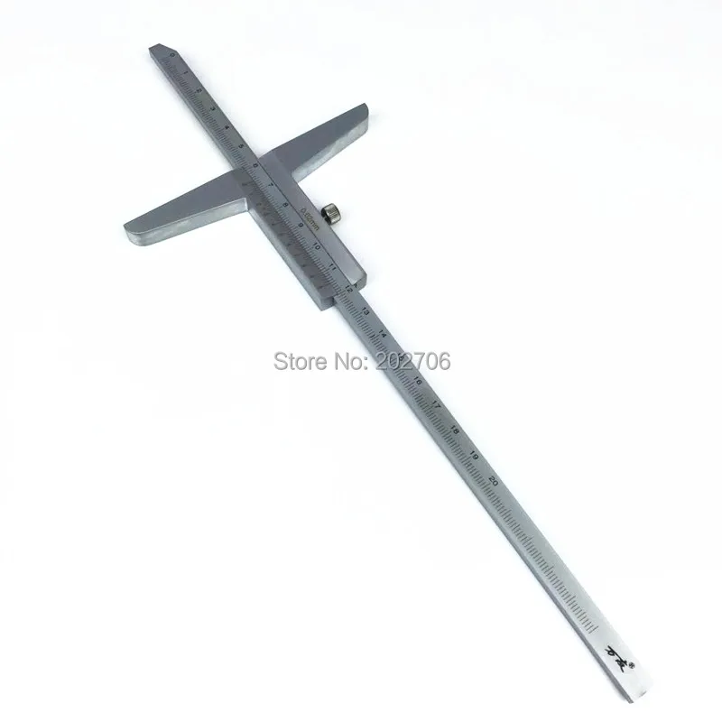 0-200mm 8inch depth vernier caliper 200mm 0.02mm depth caliper depth gauge depth measuring gauge