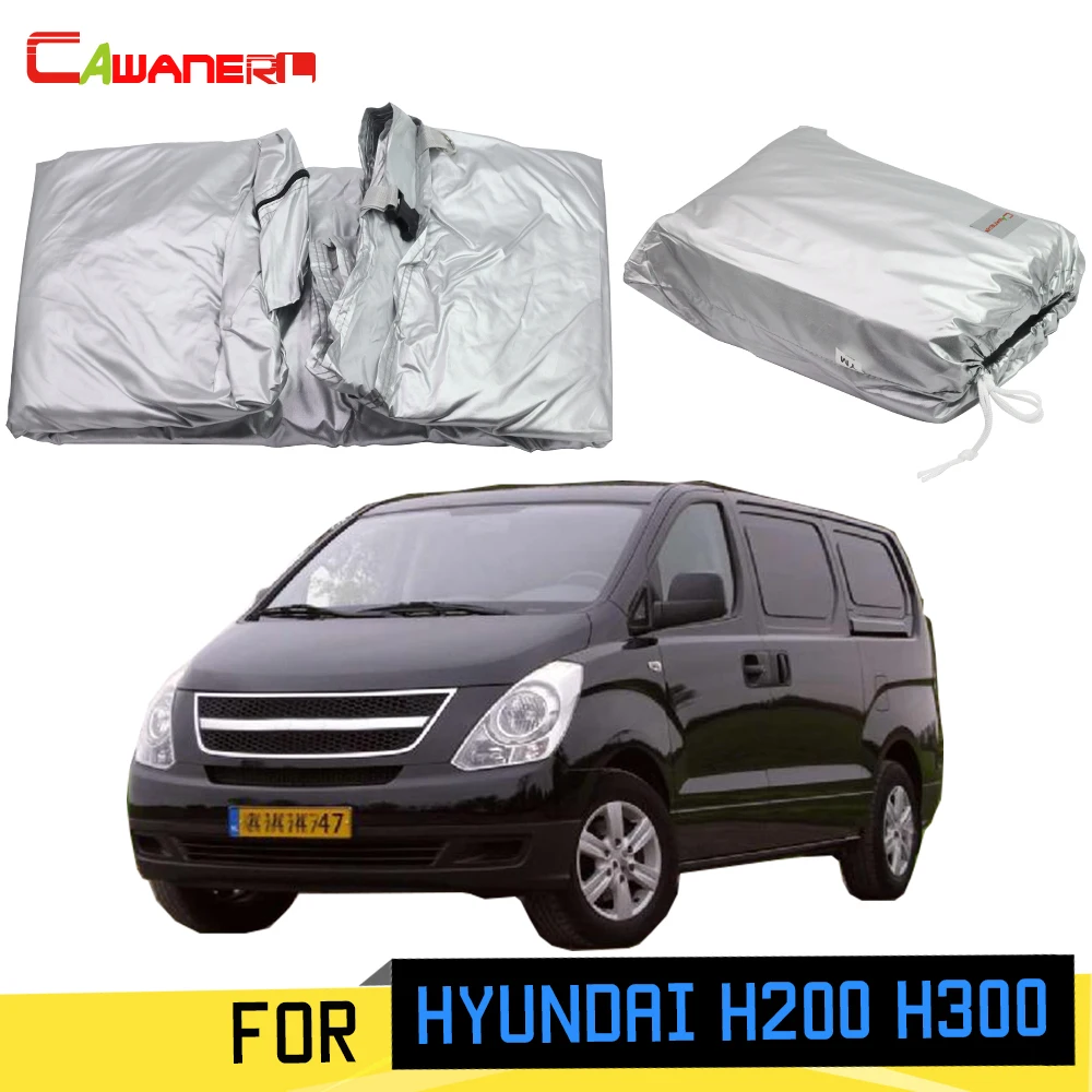 

Cawanerl For Hyundai H200 H300 Satellite Full Car Cover Outdoor Sun Shade Rain Snow Scratch Resistant MPV Cover Windproof