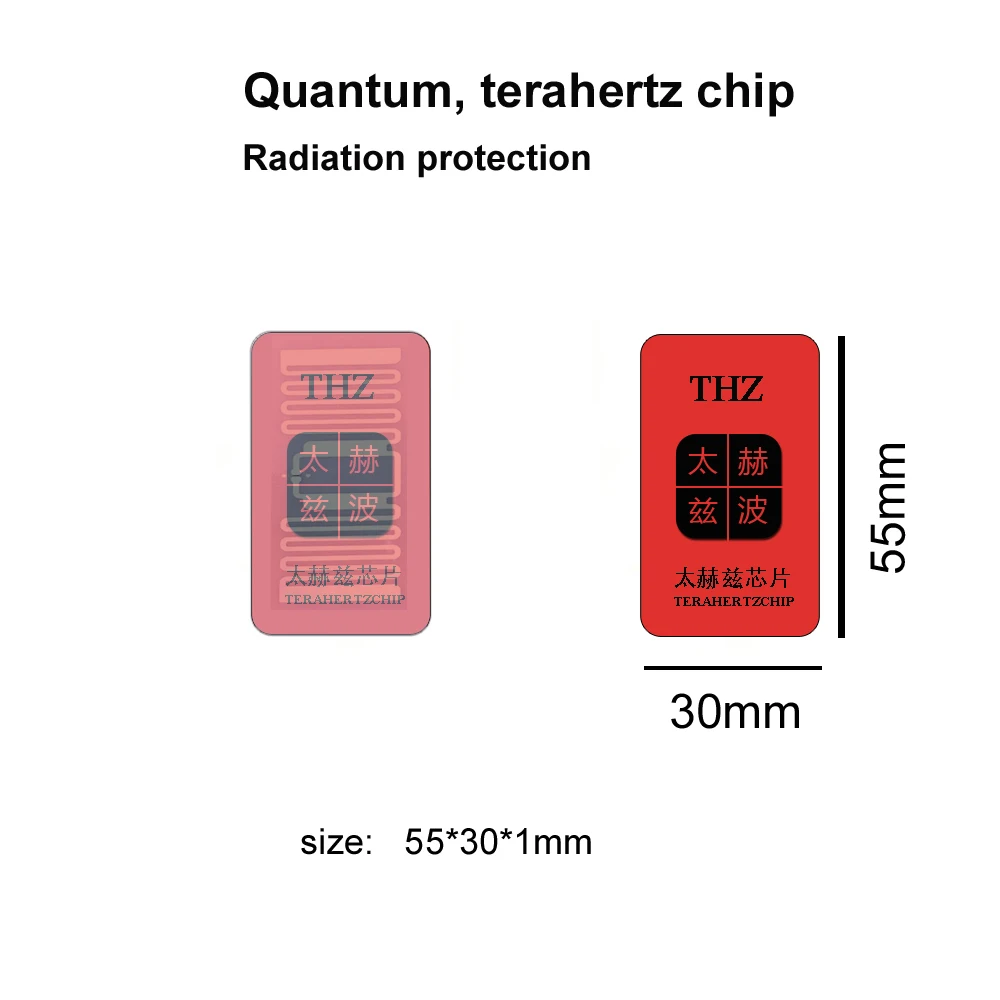 

quantum chip Terahertz chip Radiation protection wearable electronic to speed up the flow and velocity of microcirculation