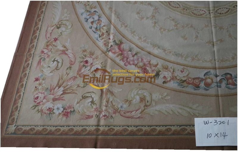 Old French Aubusson Tapestries Hand-woven Folk Carpet Big Carpet For Living Room Rectangle Carpet Oriental Carpets