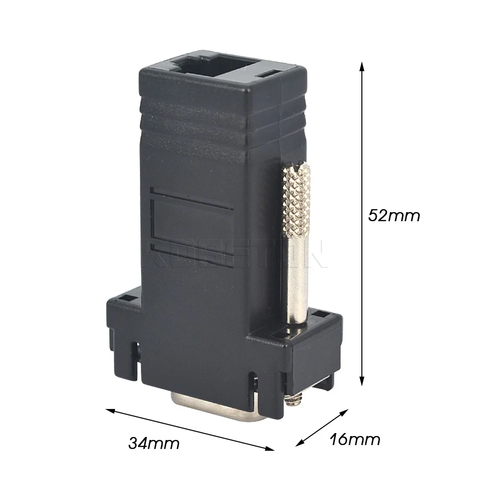 Kebidu RJ45 Naar Vga Extension Extender Cord Male Naar Lan Cat5 Cat5e RJ45 Ethernet Vrouwelijke Adapter Voor Pc Desktop Computer