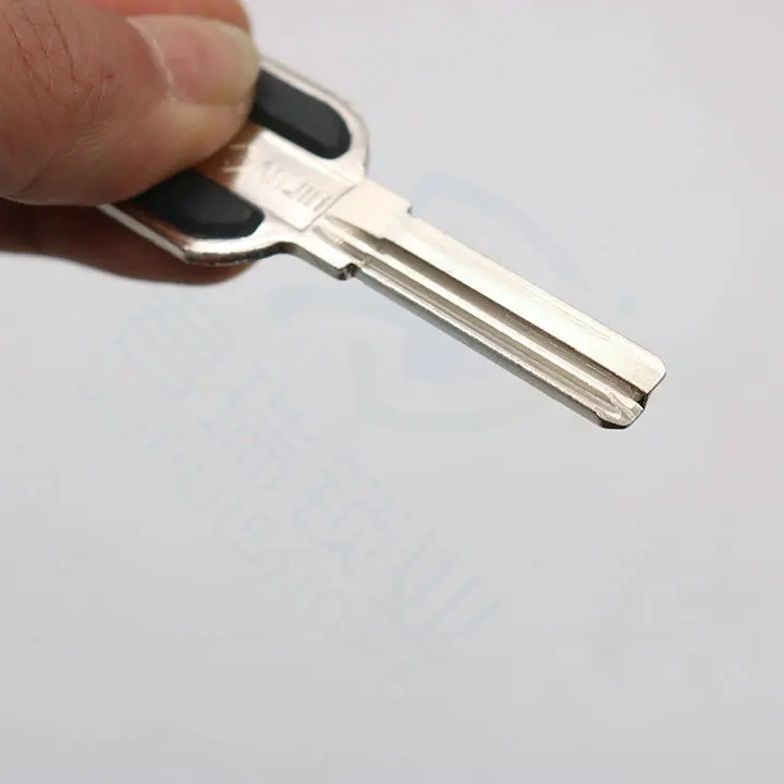 10 pces x casa chave embrião esquerda e direita slot em branco chave lâmina substituição comprimento 38mm jf096/97