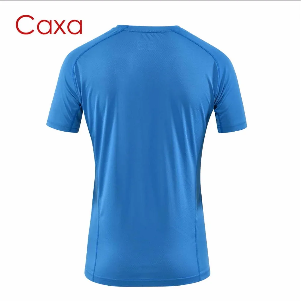 Caxa Men's Quick Dry Sport T shirt Anti Sweat Soft Gym Fitness Shirt Sunscreen Outdoor Sport Running T shirt bodybuilding Tops image 2