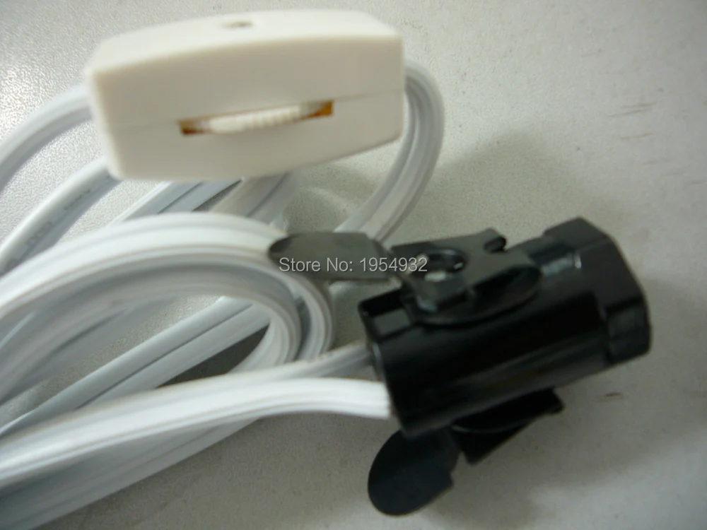 

Бесплатная доставка, светильник вой шнур, стандарт UL, 120 В, 15 футов, фотоэлектрический кабель, шнур белого цвета с переключателем и разъемом-бабочкой E12