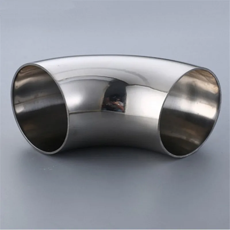 25mm O/D 304 Edelstahl Sanitär Weld 90 Grad Ellenbogen Rohrfitting