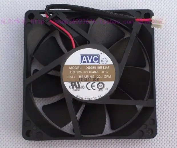 

NEW AVC 8015 8CM DS08015B12M 0.48A 2PIN cooling fan