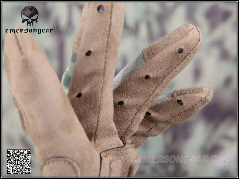 Tactical Full Finger Camouflage Glove, MC EM5368, Lightweight, Tactical