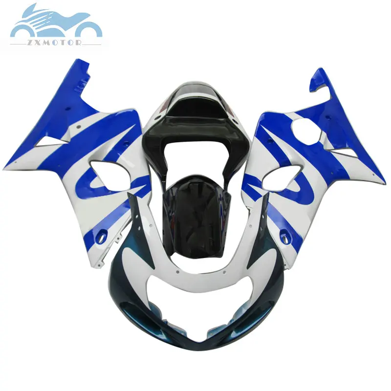 

Fairing kits for SUZUKI 2000 2001 2002 GSXR1000 K2 motorcycle road fairings kit 00 01 02 GSXR 1000 blue white body repair parts