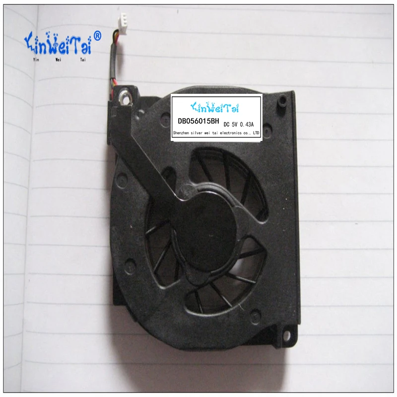 For Dell Latitude D530 D520 Cooling Fan MCF-C17BM05 DQ5D566HB18 HG477 DV5V 0.41A 3-wire 3-pin connector