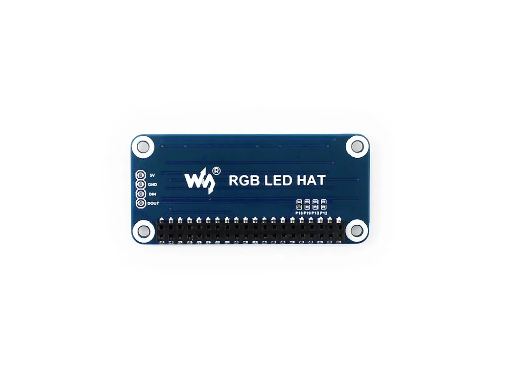 Gorra LED RGB de color verdadero para Raspberry Pi, pantalla colorida compatible con cualquier revisión de Raspberry Pi (directamente conectable)