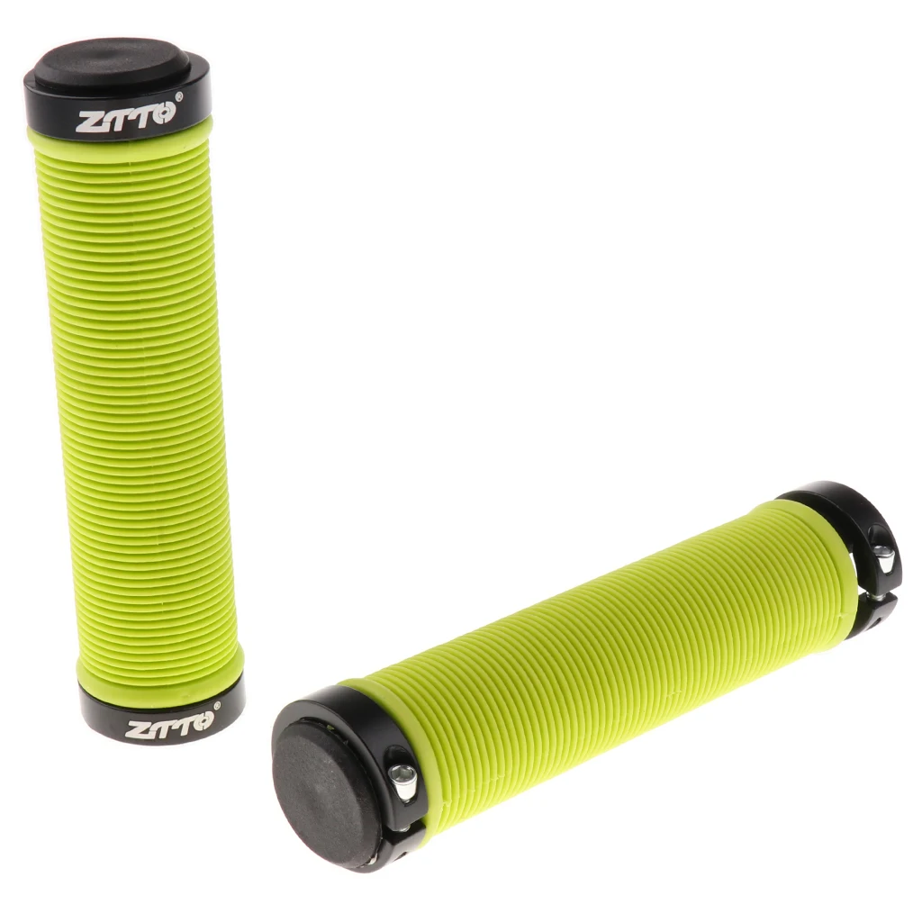 Bicycle Parts MTB Bike Handlebar Grips Silicone Gel Lock on Anti slip Bicycle Grips Ends 13cm*22mm Black/Red/Green/Yellow