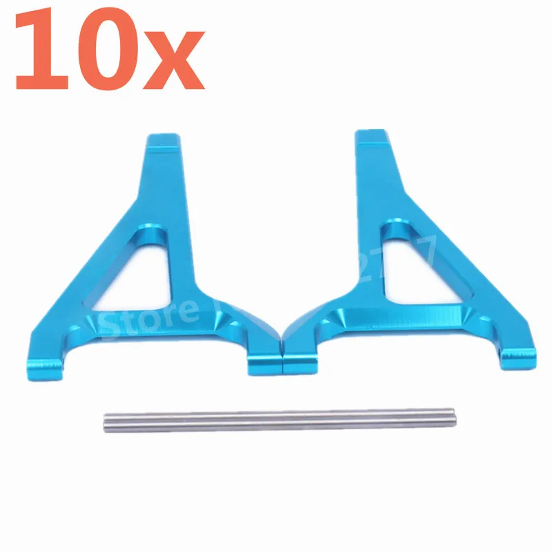 

10 Pieces RC Car Alum Alloy Front Upper Suspension Arm A-arm 5332 For 1/10 Scale Models Hobby Traxxas E-Revo Revo 3.3 Buggy