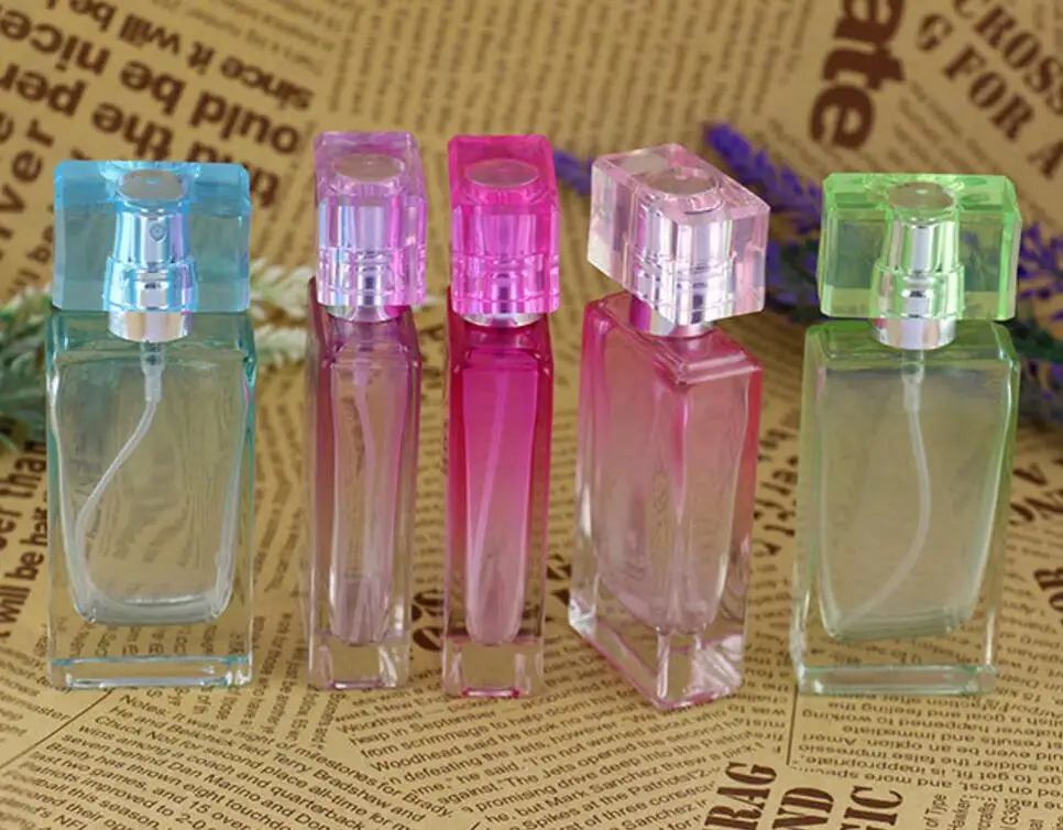 100 teile/los Leere 30 ml Spray Parfüm Flasche Mit Sarin Kappe 30cc Nachfüllbare Duft Behälter