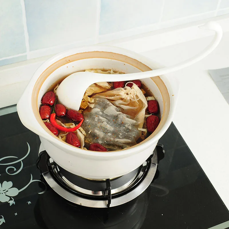 Cotton Linen Herb Filter Bag Strainer Pure Bubble Bag Hash Bubble Filter Medicinal Material Stew Milk Tea Strainer Bag 10pcs/set