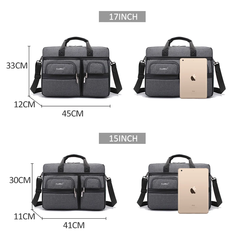 Simple Brand Business Men Briefcase Bag Luxury Laptop Bag Women Large Capacity Shoulder Bag Men\'s Shockproof Satchel Bags XA155C